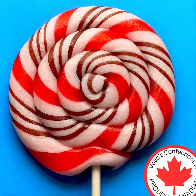 Cherry Cola Handmade Whirl Pop