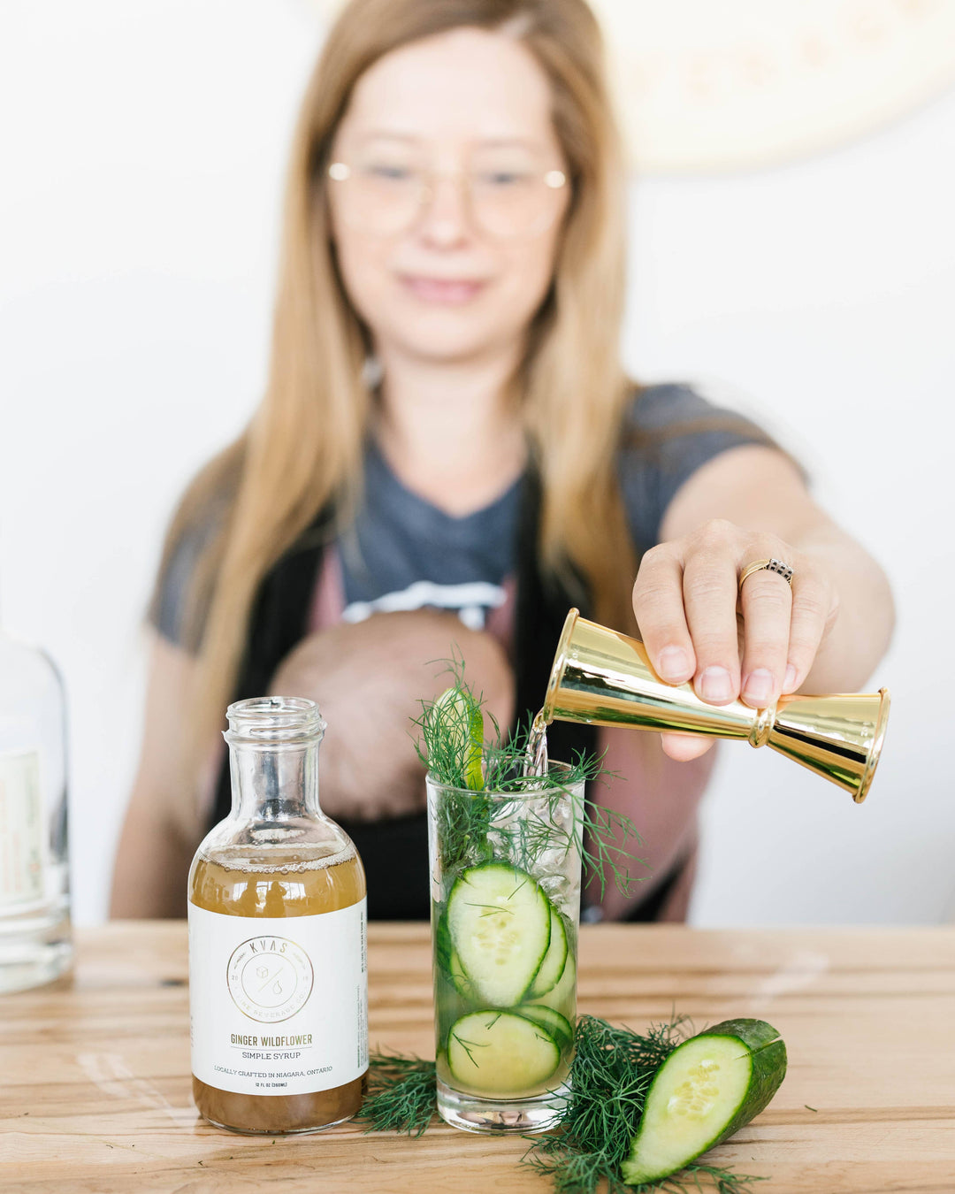 Honey Ginger Cocktail Syrup