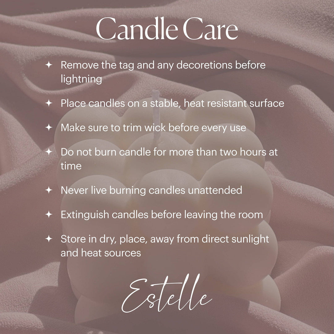 Hydrangea Ball Candle: Cream / Vanilla&Cashmere