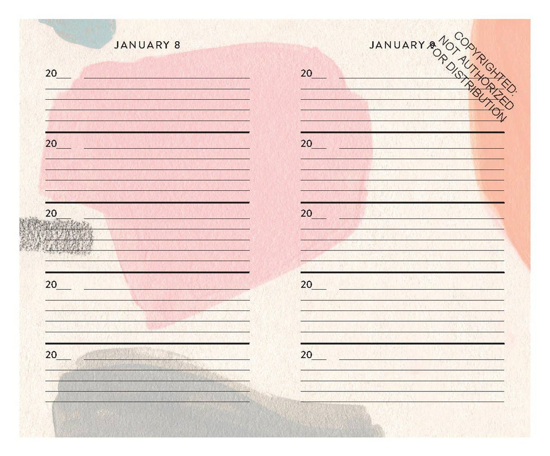 Modern One Line a Day Journal