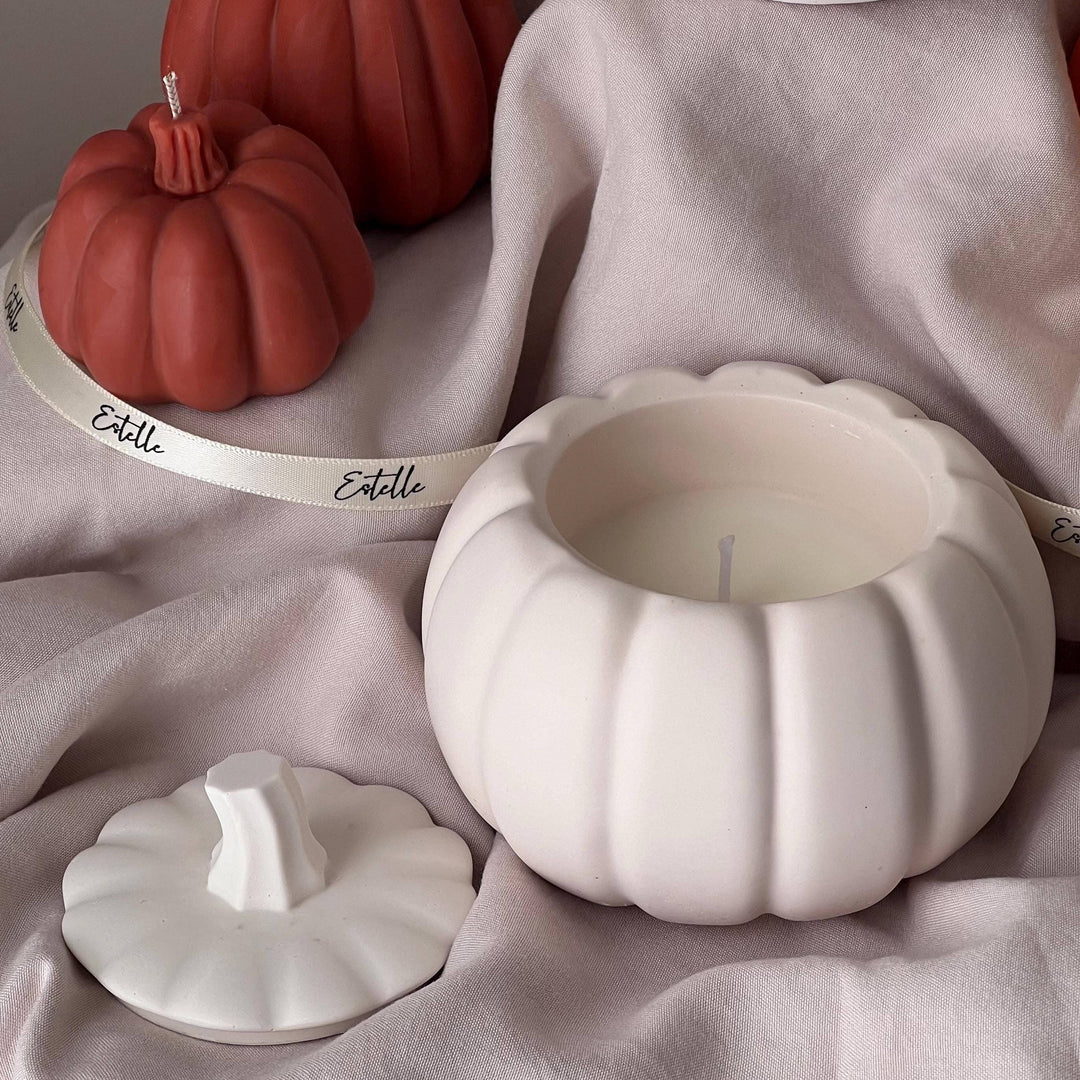 Pumpkin Jar Soy Wax Candle: Pumpkin&Caramel