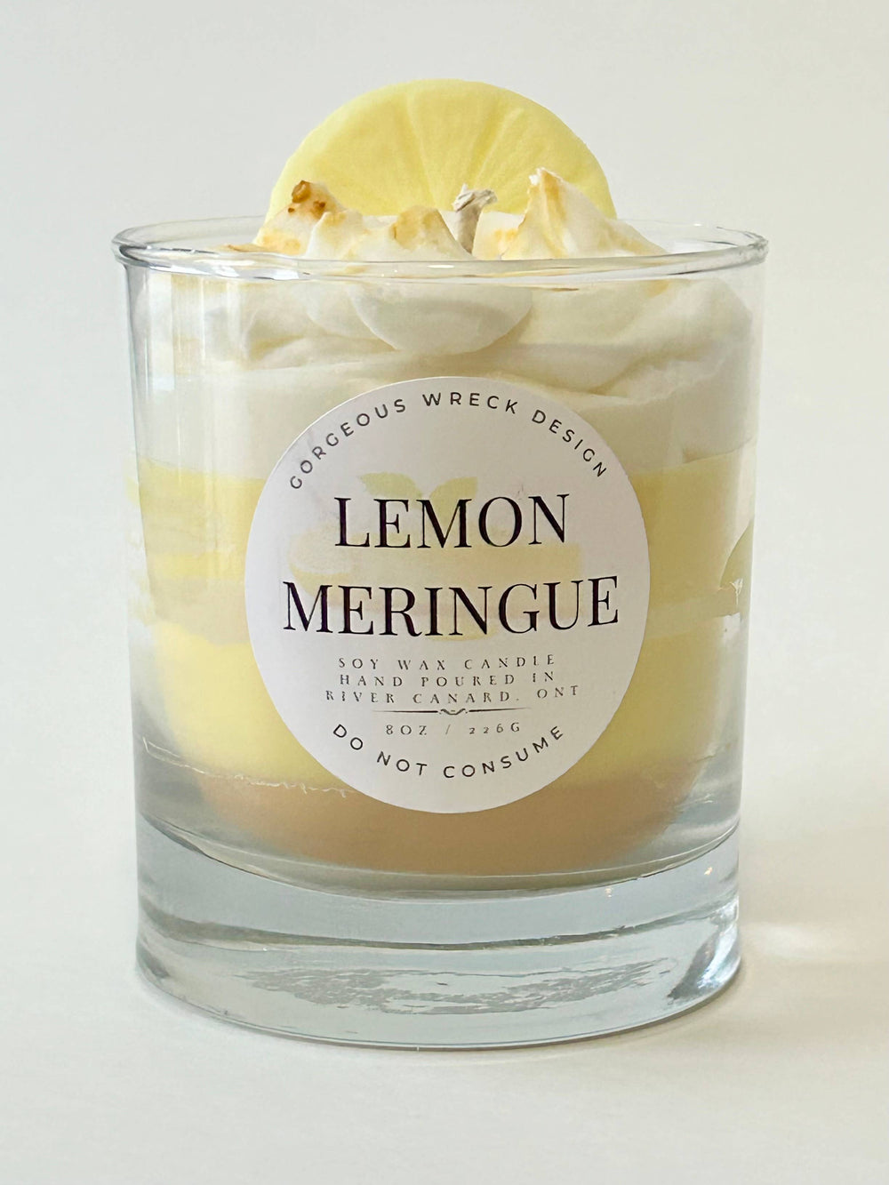 Lemon Meringue Pie Dessert Candle 🍁 - Gift Smack Gift Company