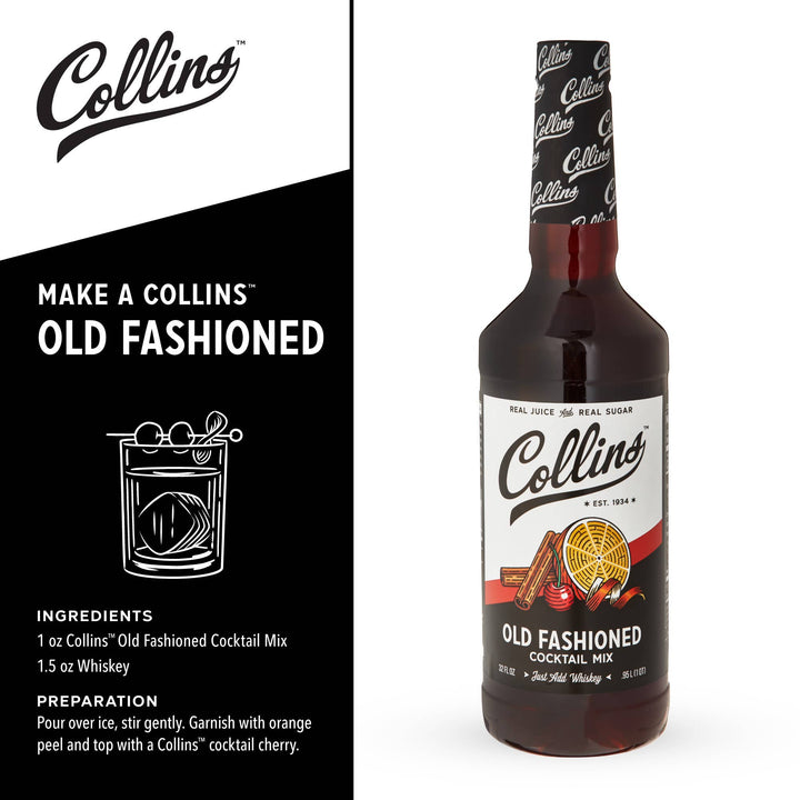 All-in-1 Old Fashioned Whiskey Cocktail Kit - Set of 4