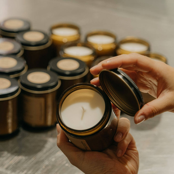 Soy Wax Candle | Lavender, Sandalwood & Vanilla: 4oz