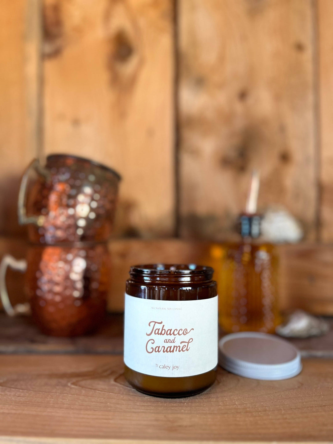 Tobacco &amp; Caramel | Soy Candle   🍁