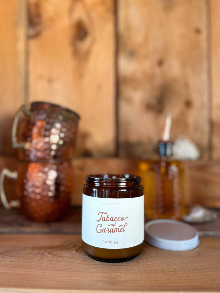 Tobacco &amp; Caramel | Soy Candle   🍁