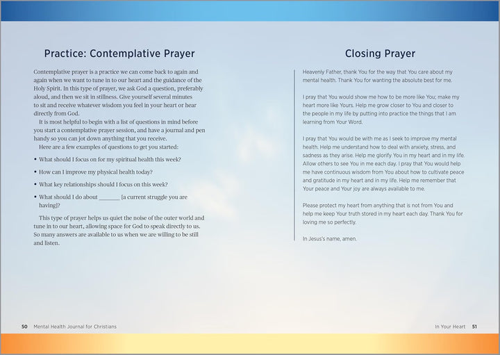 Mental Health Journal for Christians