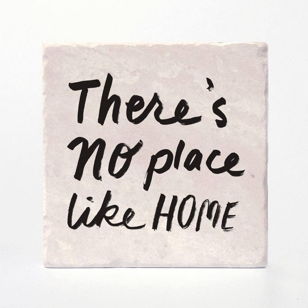 Set of four 4x4 housewarming coasters by Versatile Coasters Canada, featuring decorative designs for home protection.