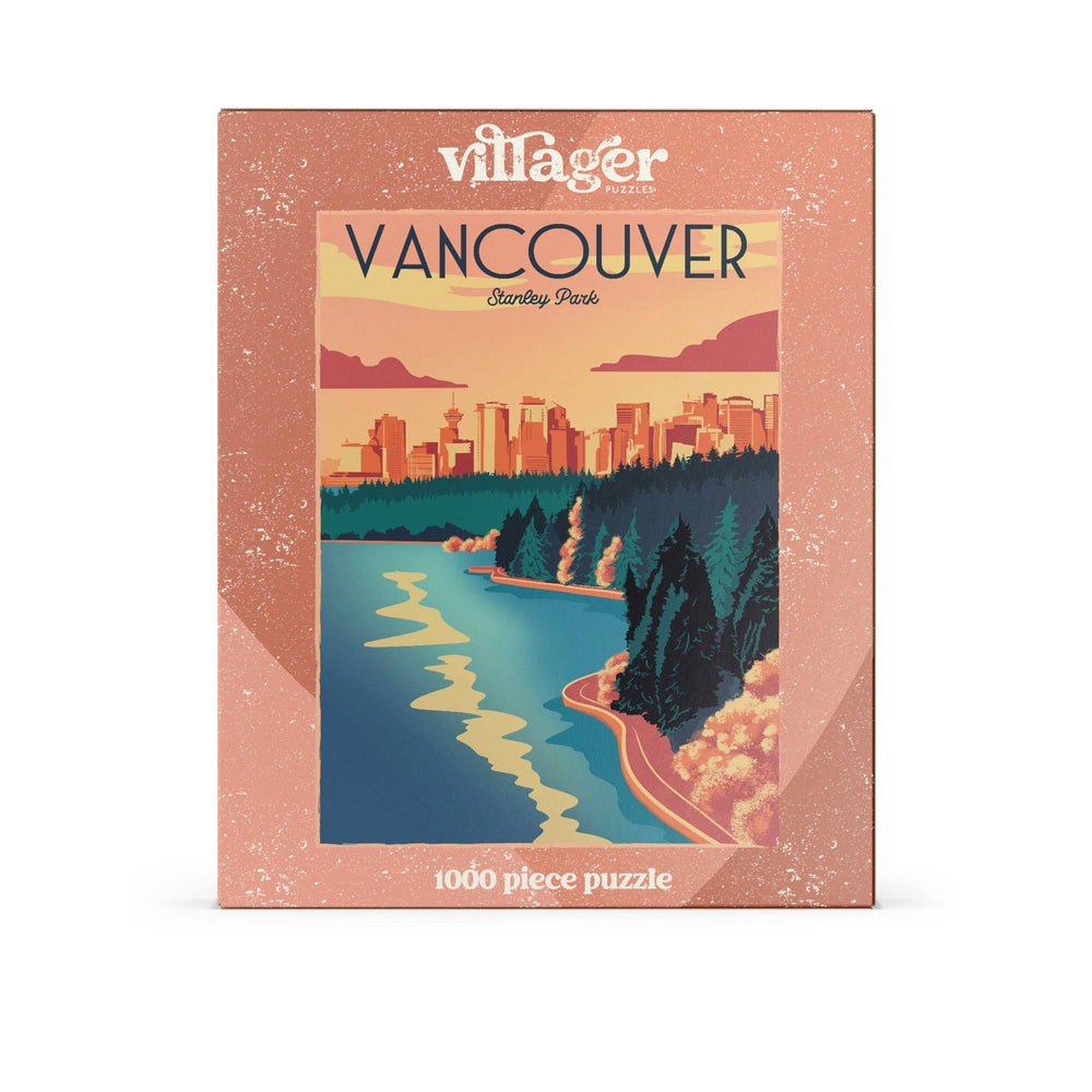 Vancouver Sunset 1000-Piece Puzzle | Designed in Canada - Gift Smack Gift Company