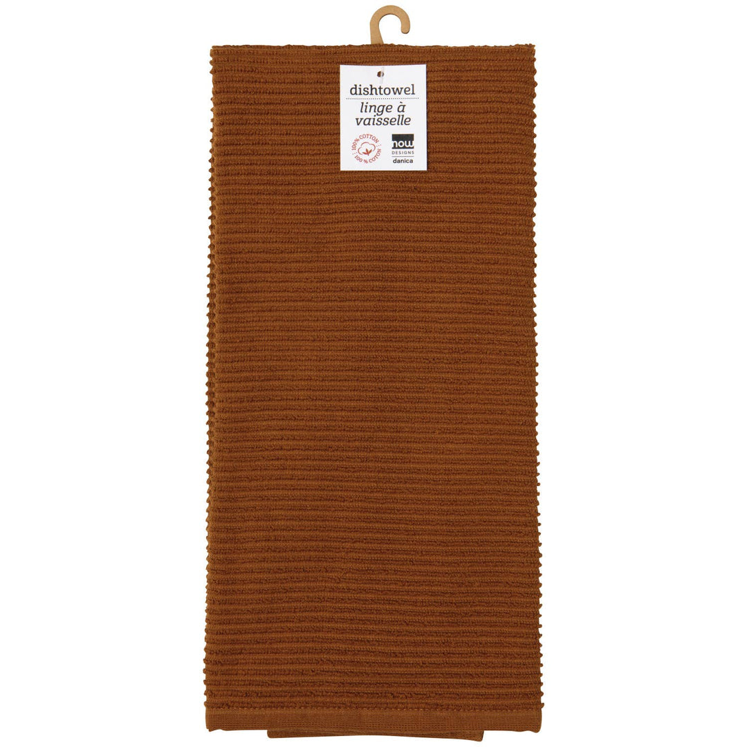 Now Designs Chestnut Brown Ripple Dishtowel