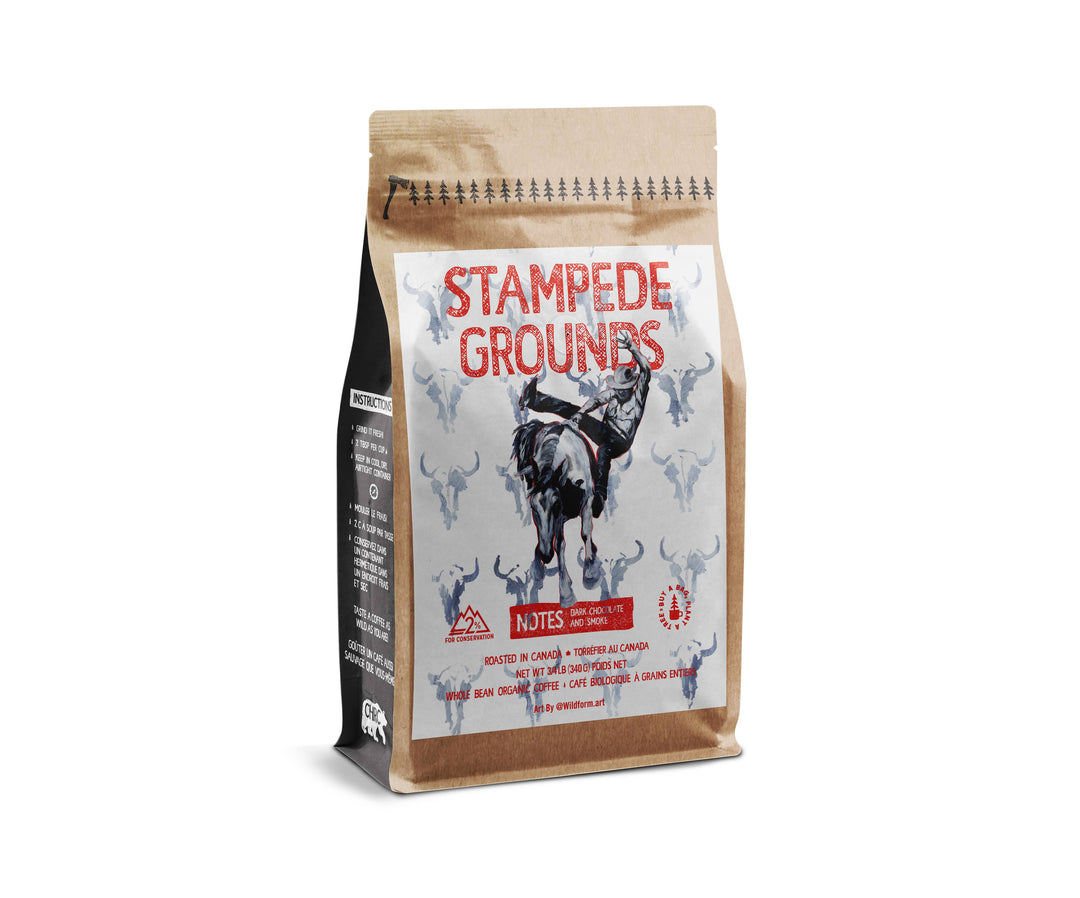 Canadian Heritage Roasting Company Stampede Grounds Whole Bean Organic Coffee