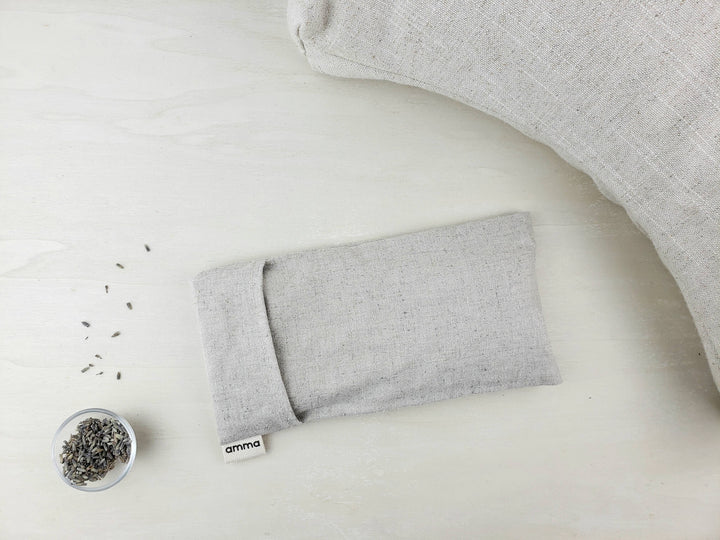 Lavender eye pillow with washable cover (sand)