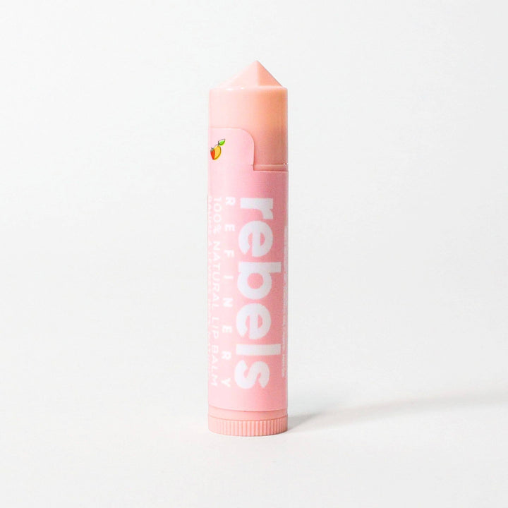 Stick Lip Balm 100% Natural SPIKED CAP: Pink / Strawberry Mango - Gift Smack Gift Company