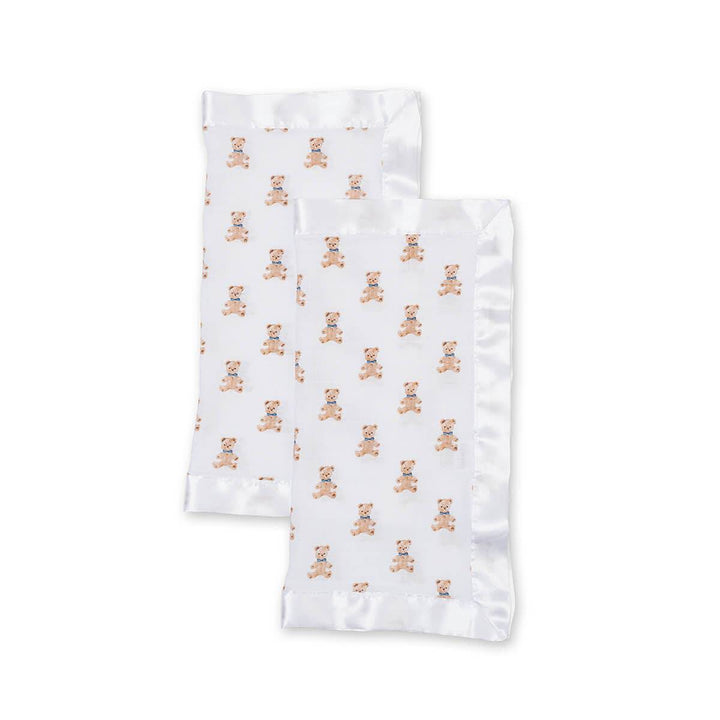 2-Pack Cotton Security Blankets 16" x 16" –  Vintage Bears - Gift Smack Gift Company