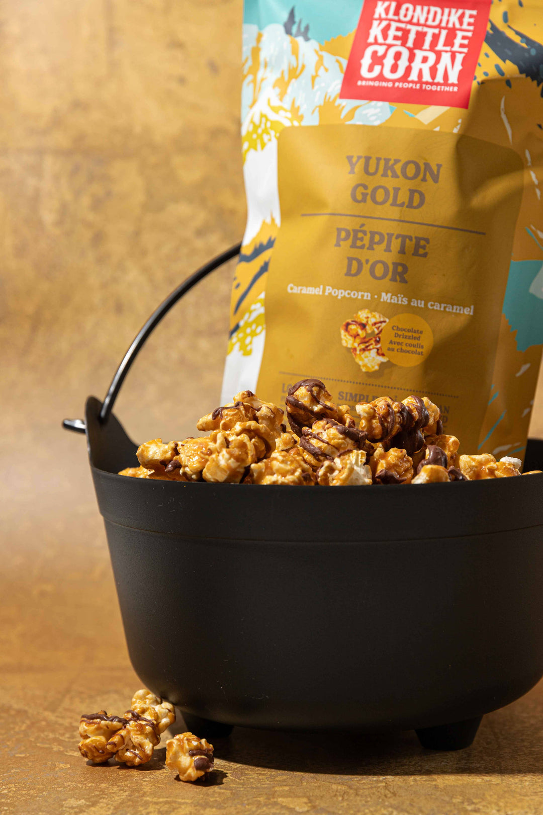Yukon Gold - chocolate drizzle caramel: Small