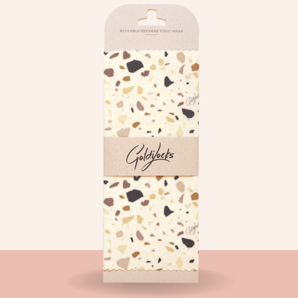 Reusable Beeswax Food Wraps: Terrazzo Single Medium - Gift Smack Gift Company