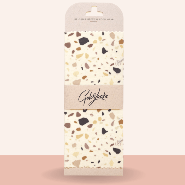 Reusable Beeswax Food Wraps: Terrazzo Single Medium - Gift Smack Gift Company