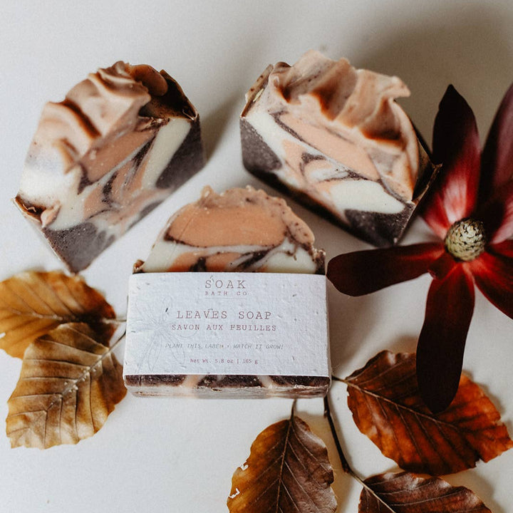 Leaves Soap Bar - Fall Collection - Canadian Made