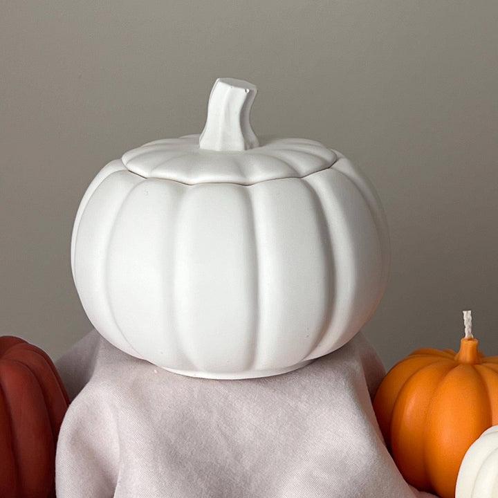Pumpkin Jar Soy Wax Candle: Pumpkin&Caramel