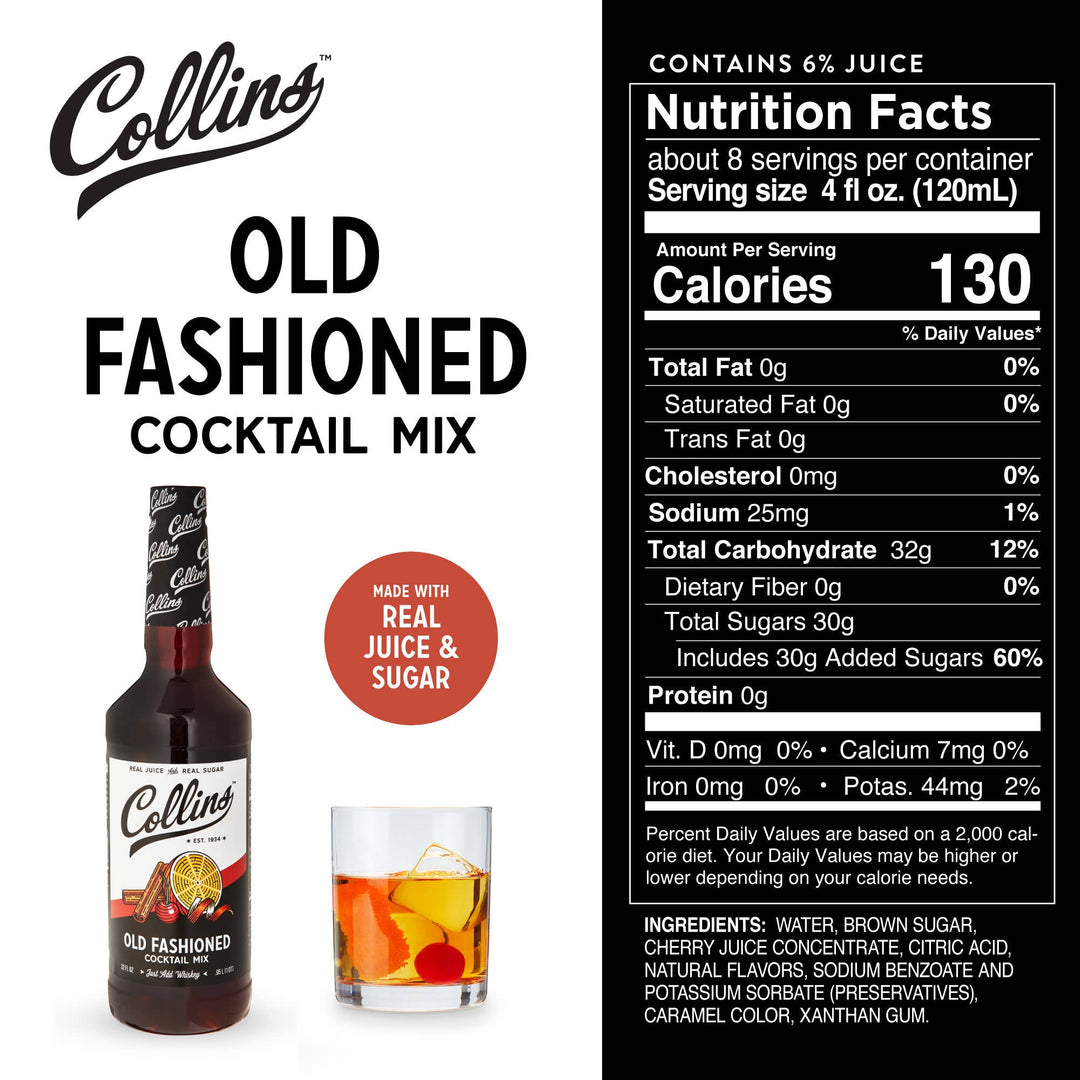 All-in-1 Old Fashioned Whiskey Cocktail Kit - Set of 4