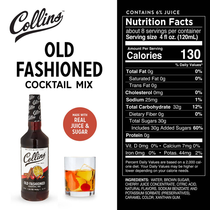 All-in-1 Old Fashioned Whiskey Cocktail Kit - Set of 4