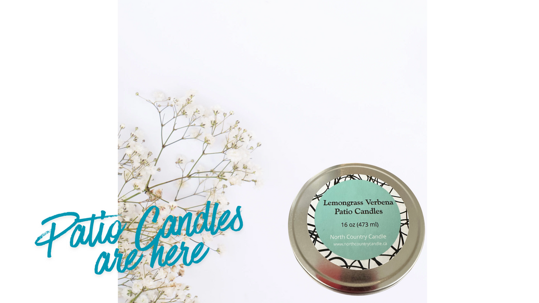 Patio Candles - 16 oz -Wood Wick