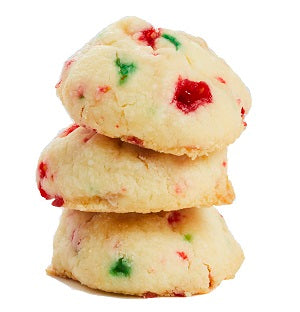 Candy Cane Shortbread Cookies
