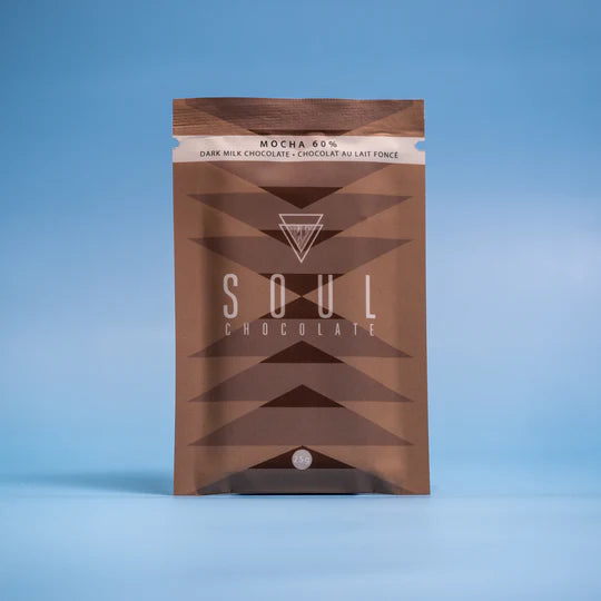 Soul Mocha 60% dark milk chocolate bar