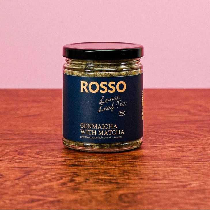 Rosso Genmaicha Tea Jar 🍁