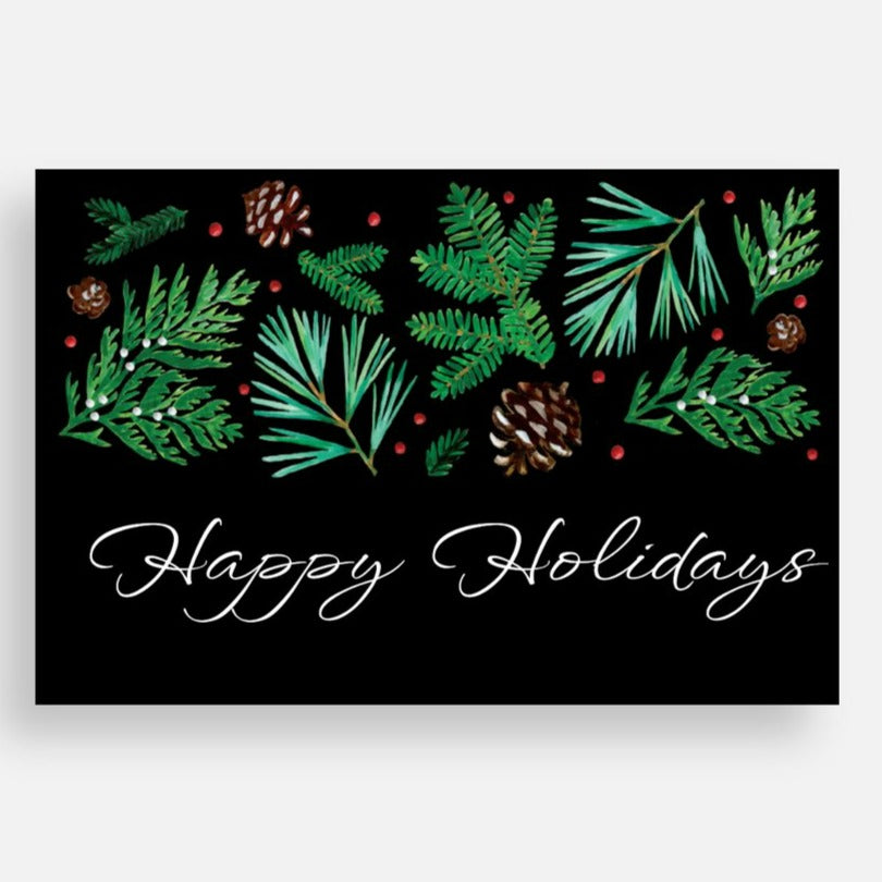Happy Holidays Note Card