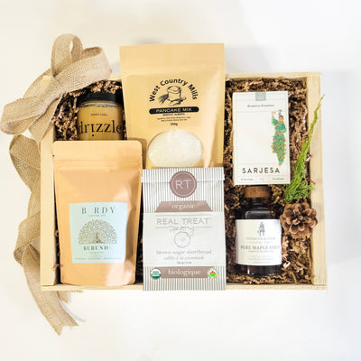 Holiday Brunch Rustic Crate