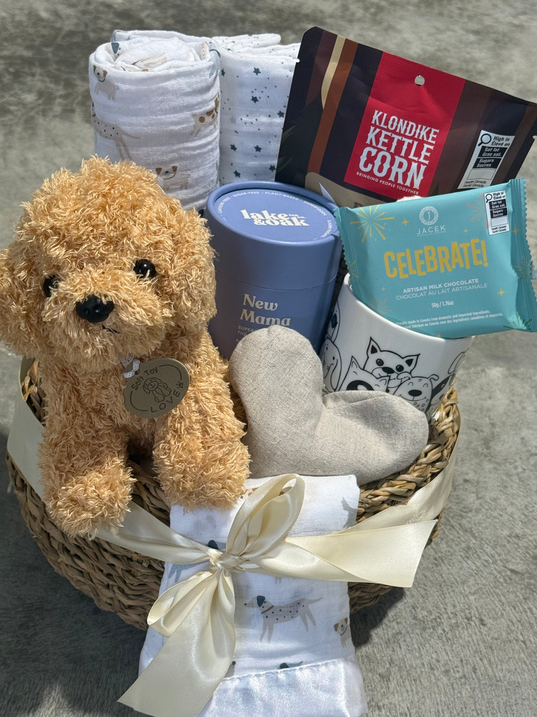 Panier cadeau bébé Maman &amp; Moi