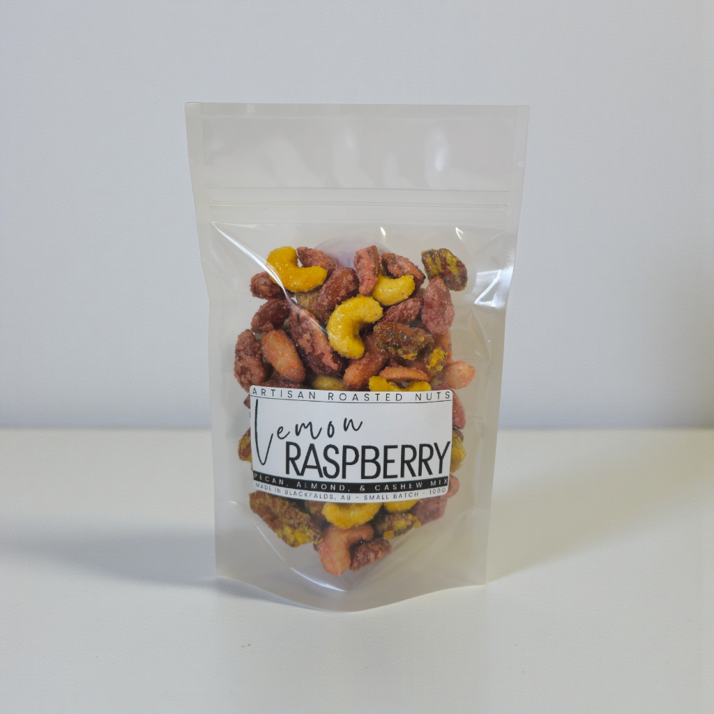 Sealed Up Delights Lemon Raspberry Nut Mix