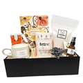 Lux Self-Care II gift box by Gift Smack Gift Company featuring assorted self-care products in an elegant packaging.