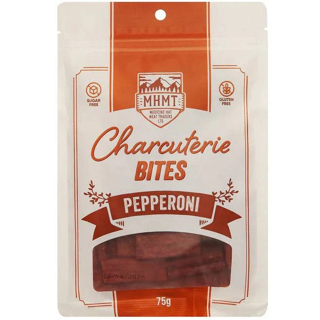 Packaged pepperoni bites with &