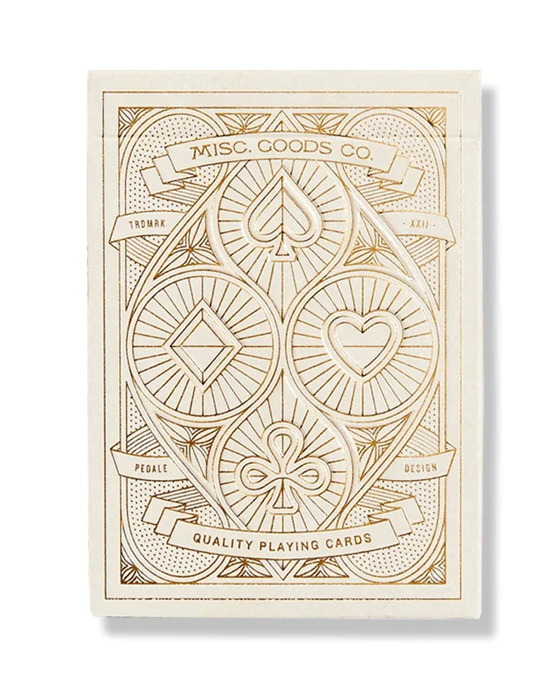 Misc. Goods Co. Playing Cards - Ivory color