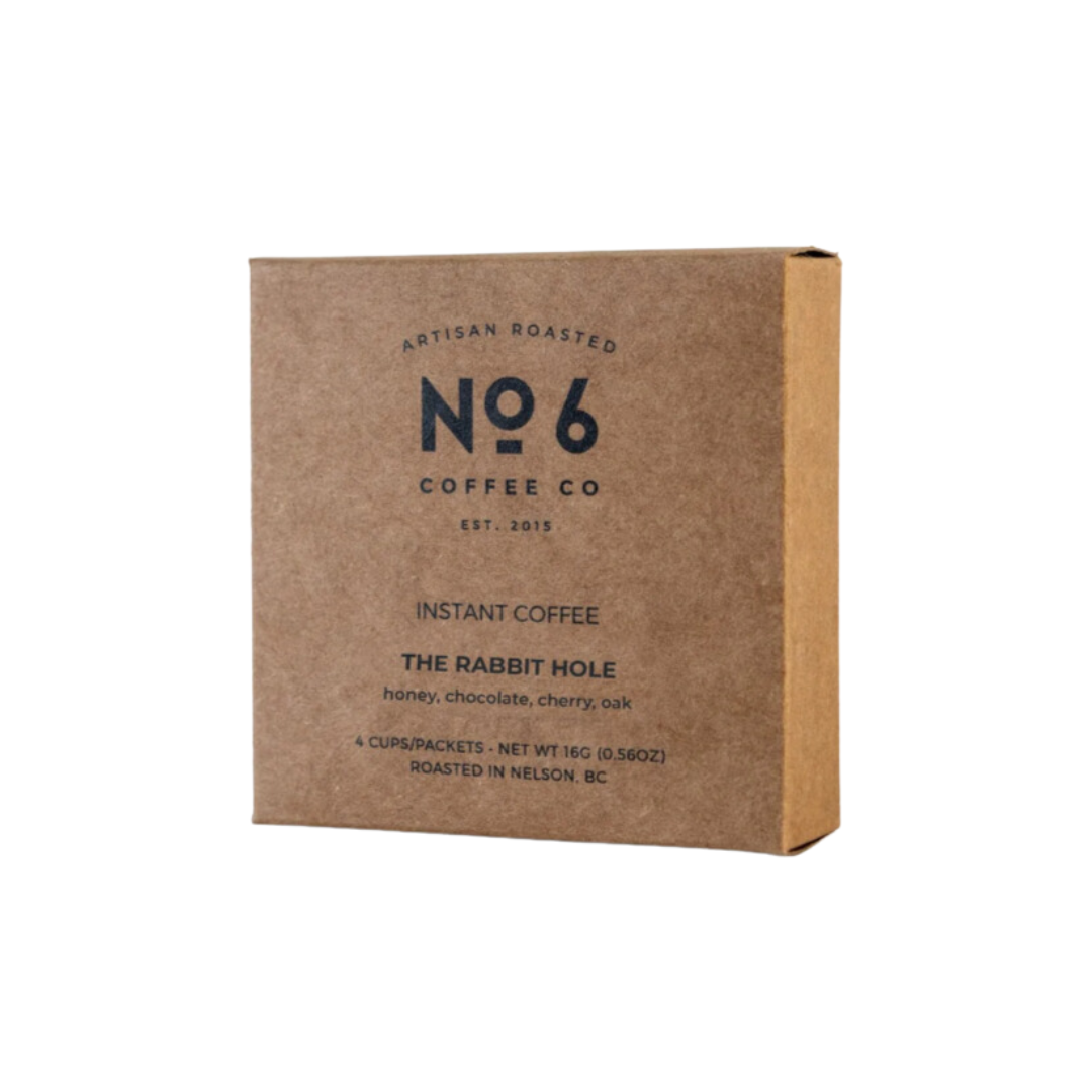 No 6 Coffee Instant Coffee Pack - The Rabbit Hole