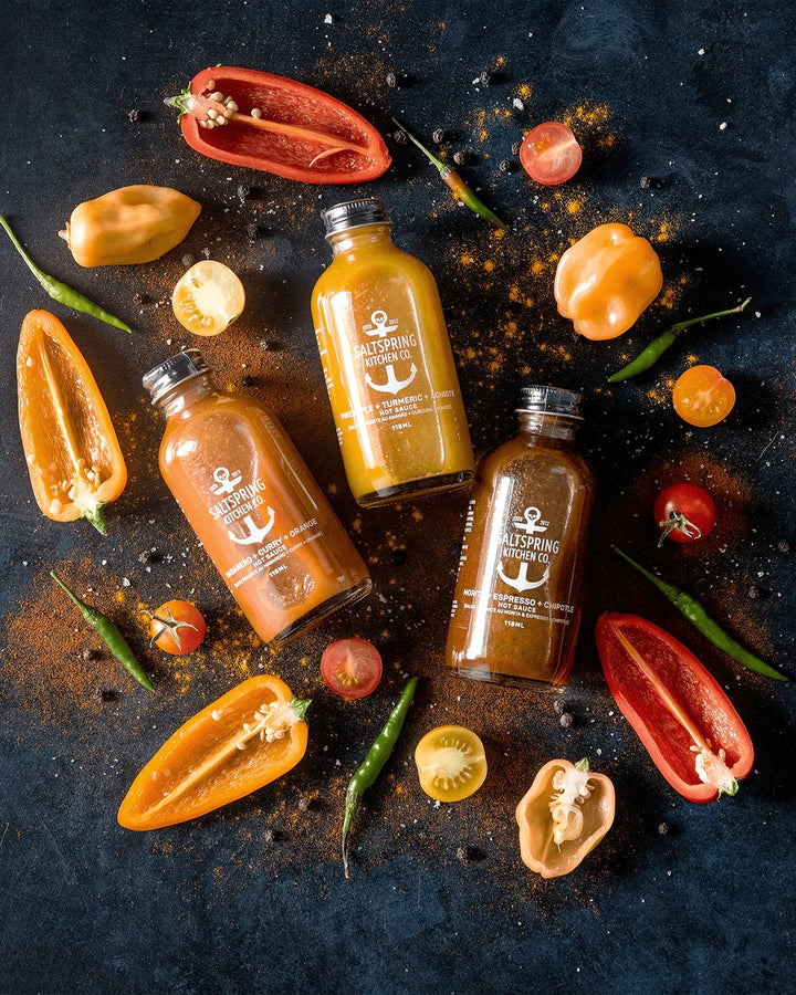 Hot Sauce Collection - SALTSPRING KITCHEN Collection  🍁 - Gift Smack Gift Company