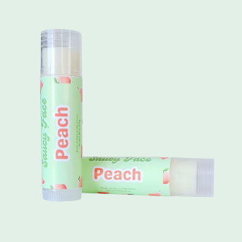 Saucy Face Peach Lip Balm