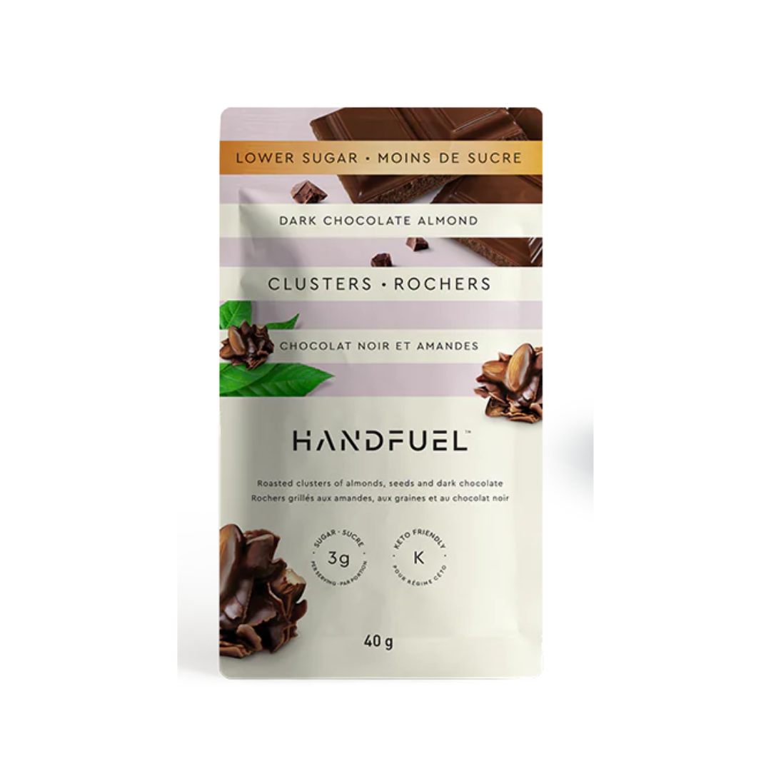 Handfuel Dark Chocolate Almond clusters