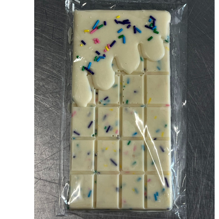 The White Chocolate Sprinkle Bar - Oodles of Chocolates