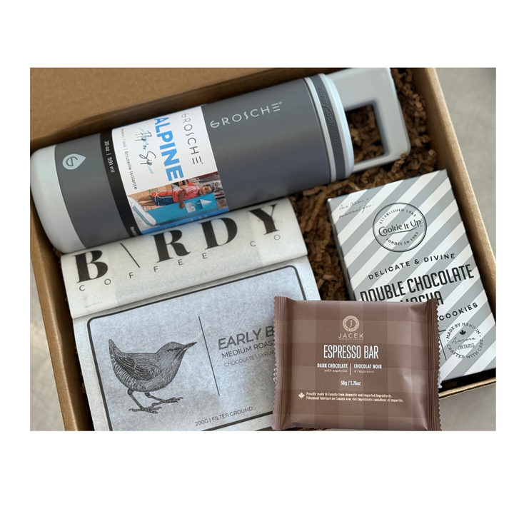 Perk you up on the go - Grey Gift Box