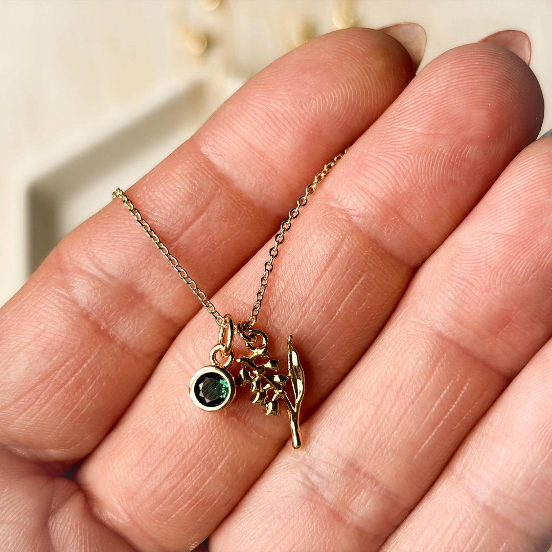 Birth Flower Necklace: July