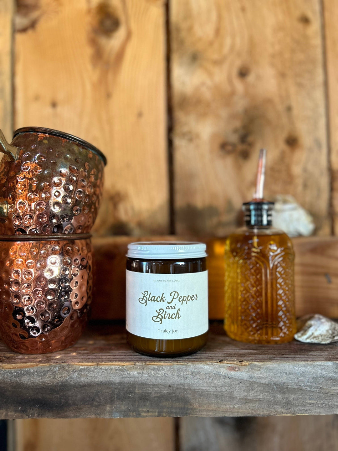 Black Pepper &amp; Birch | Soy Candle  🍁