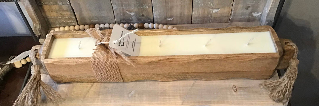 Mango Tray Dough Bowl Candle: Vanilla Birch