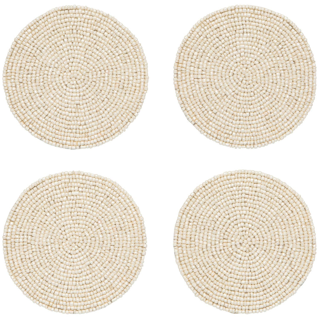Heirloom Cedar Beaded Coasters Set of 4