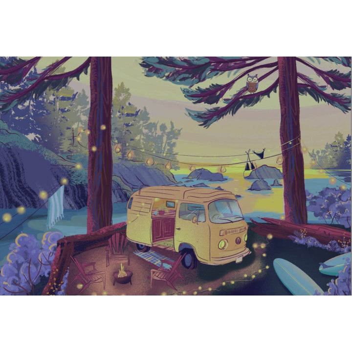 Twilight Campsite | 1000-Piece Puzzle | Designed in Canada - Gift Smack Gift Company