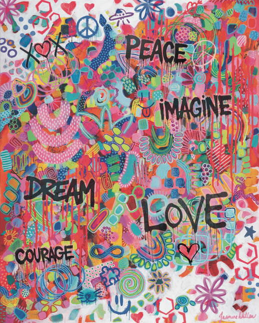 Pink Graffiti | 250 Piece Puzzle | Designed in Canada - Gift Smack Gift Company