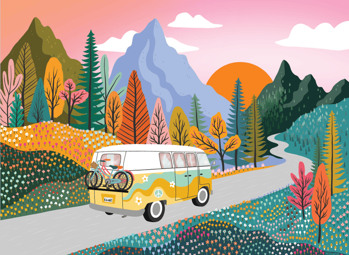 Road Trip | 250 Piece Puzzle | Designed in Canada - Gift Smack Gift Company