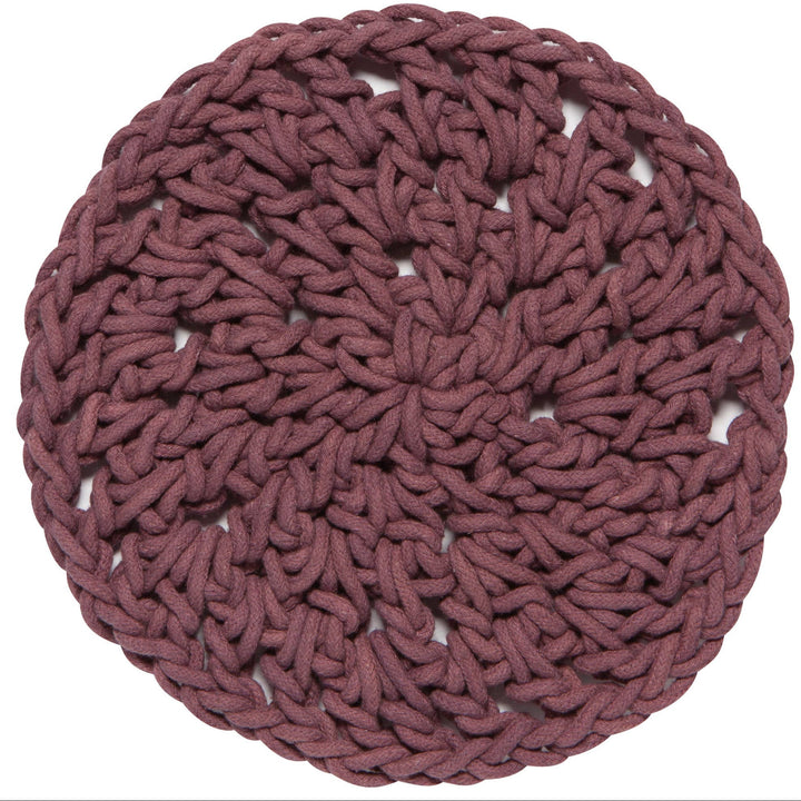Ash Plum Knotted Trivet